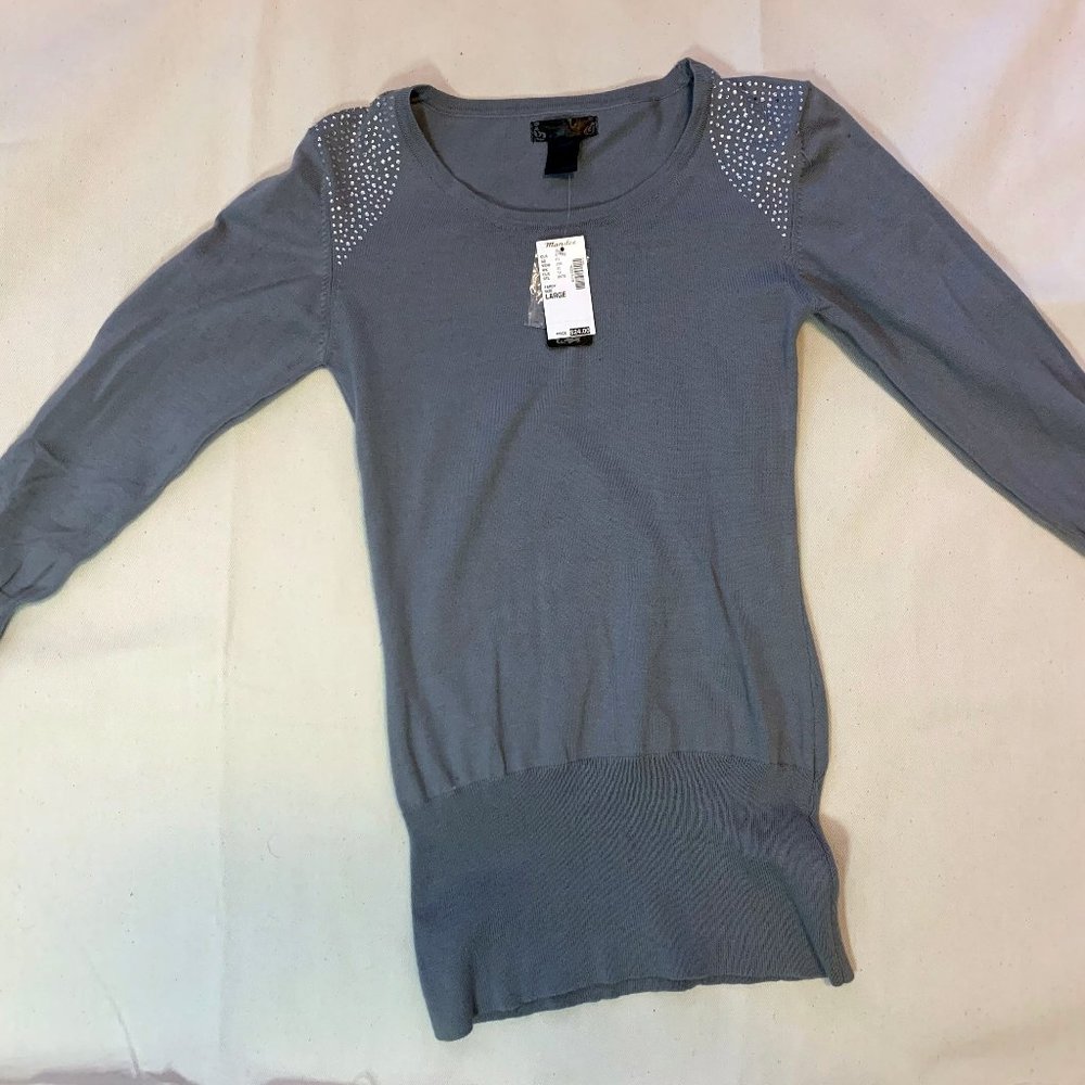 Mandee gray top